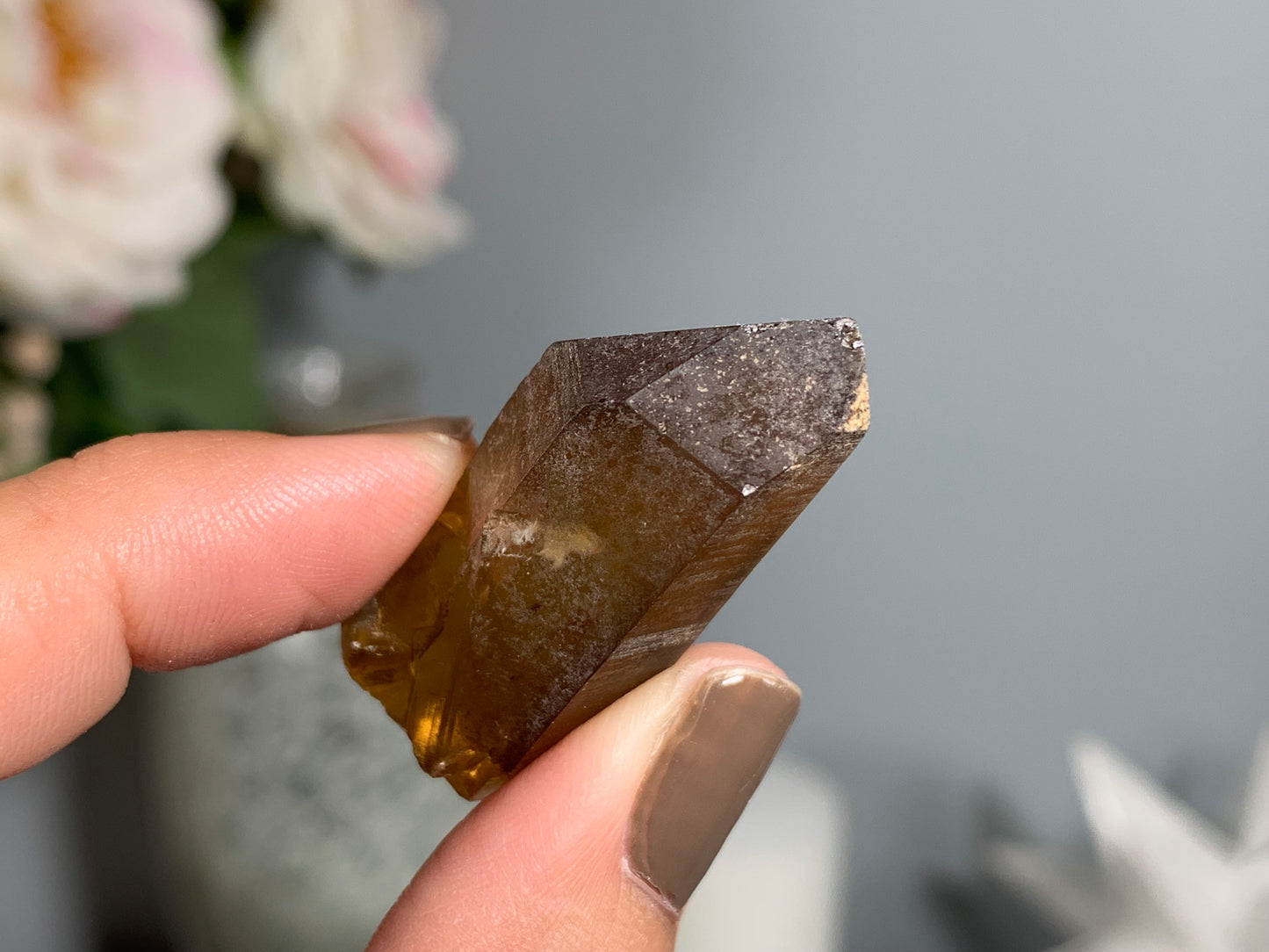 Congo Smoky Citrine Point (1.7", 43mm)