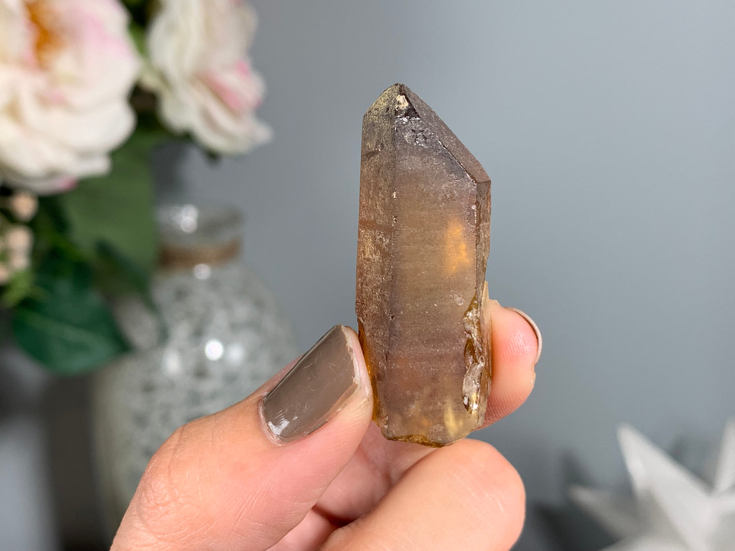 Congo Smoky Citrine Point (1.7", 43mm)