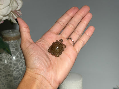Rutilated Quartz Turtle (1.1”, 28mm)