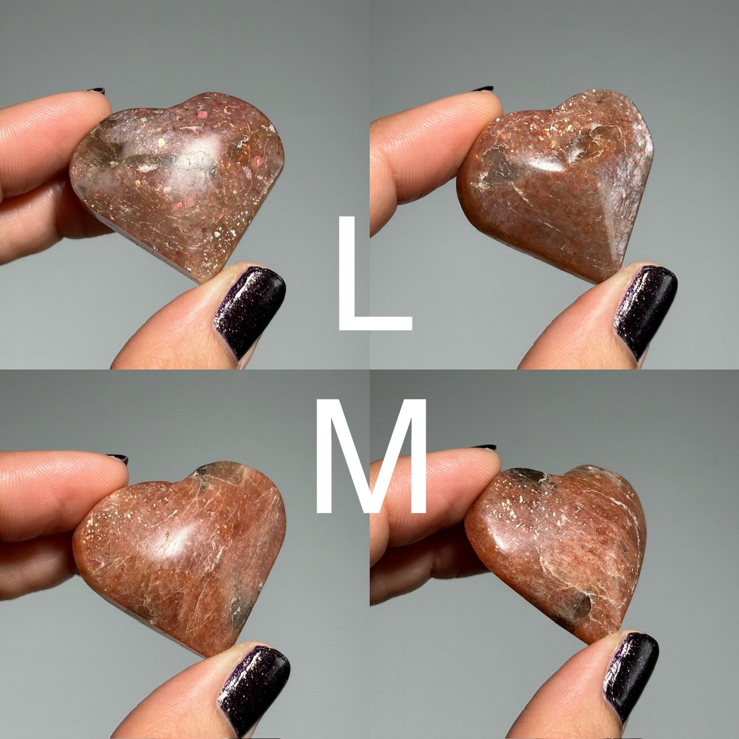 Confetti Sunstone Heart