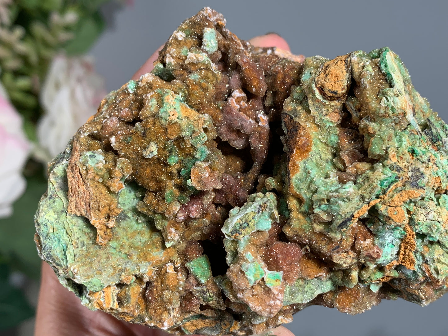 Druzy Chrysoprase (4.6", 117mm)