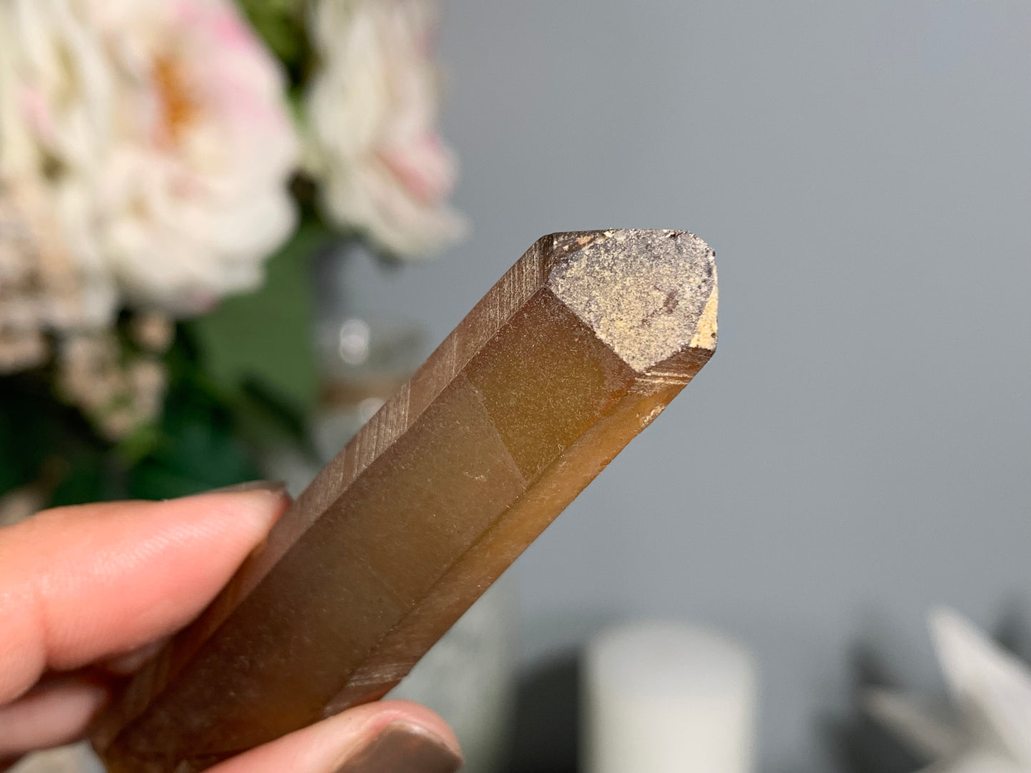 Congo Smoky Citrine Point (3.1", 78mm)