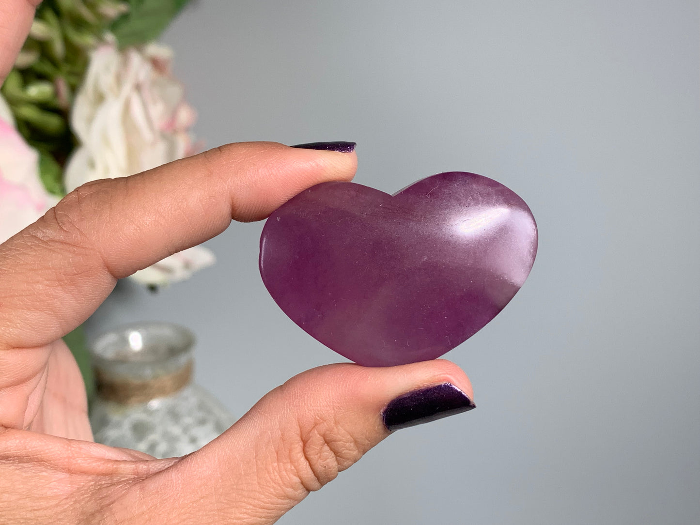 Small Fluorite Heart