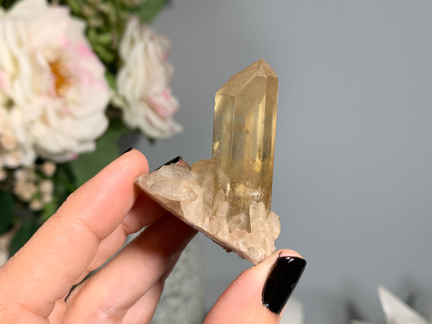 Congo Smoky Citrine Cluster (1.7", 43mm)