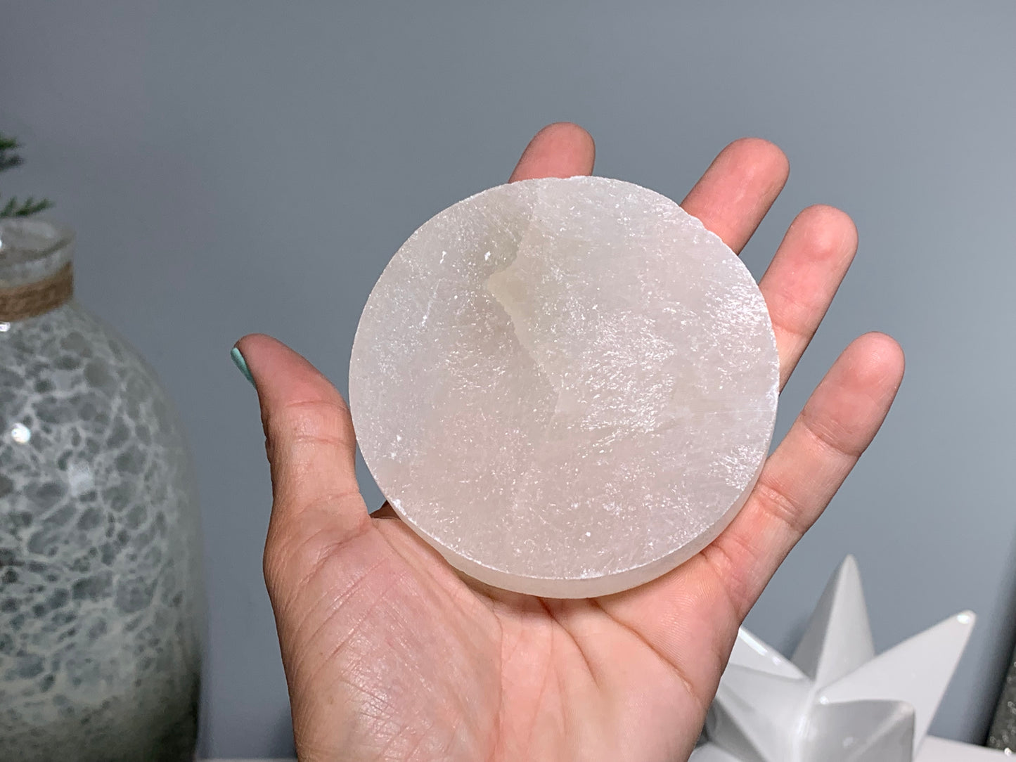 Selenite Disk (3")