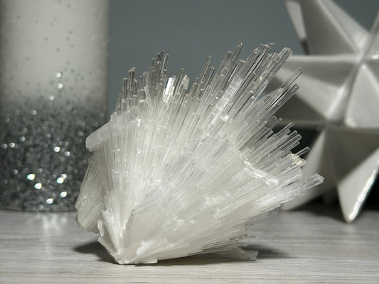 Natural Scolecite Cluster (4.4", 111mm)
