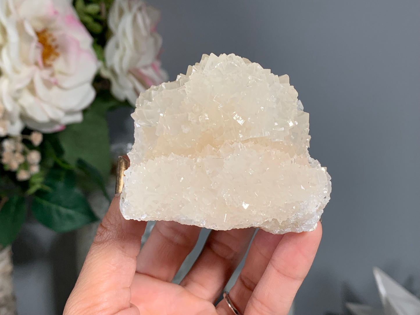 Natural Premium Calcite Flower (2.9", 74mm)