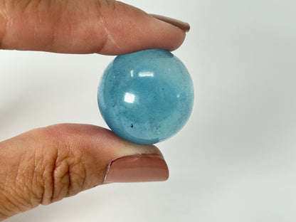 Aquamarine Sphere (0.9", 24mm)