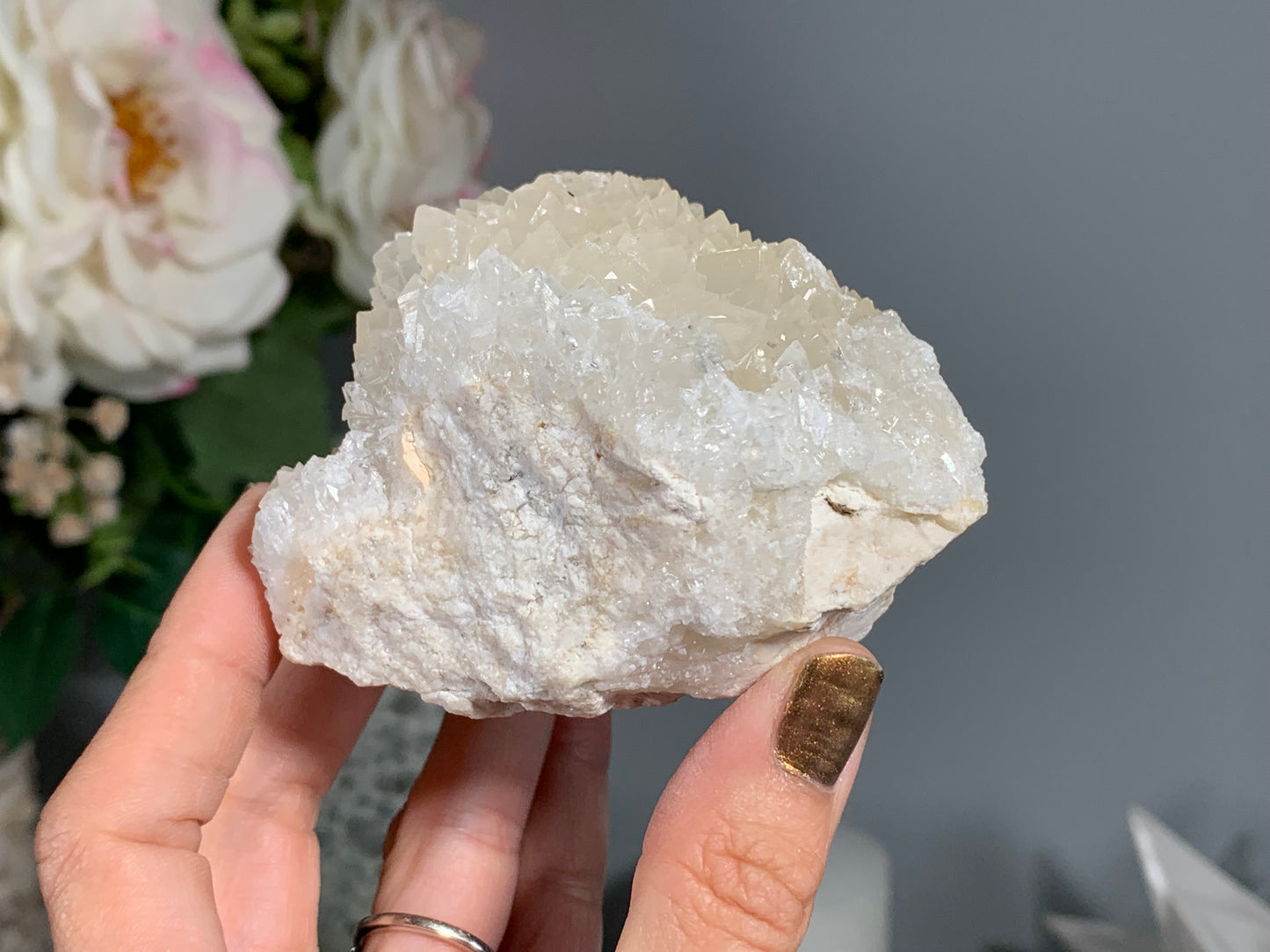 Natural Premium Calcite Flower (2.9", 74mm)