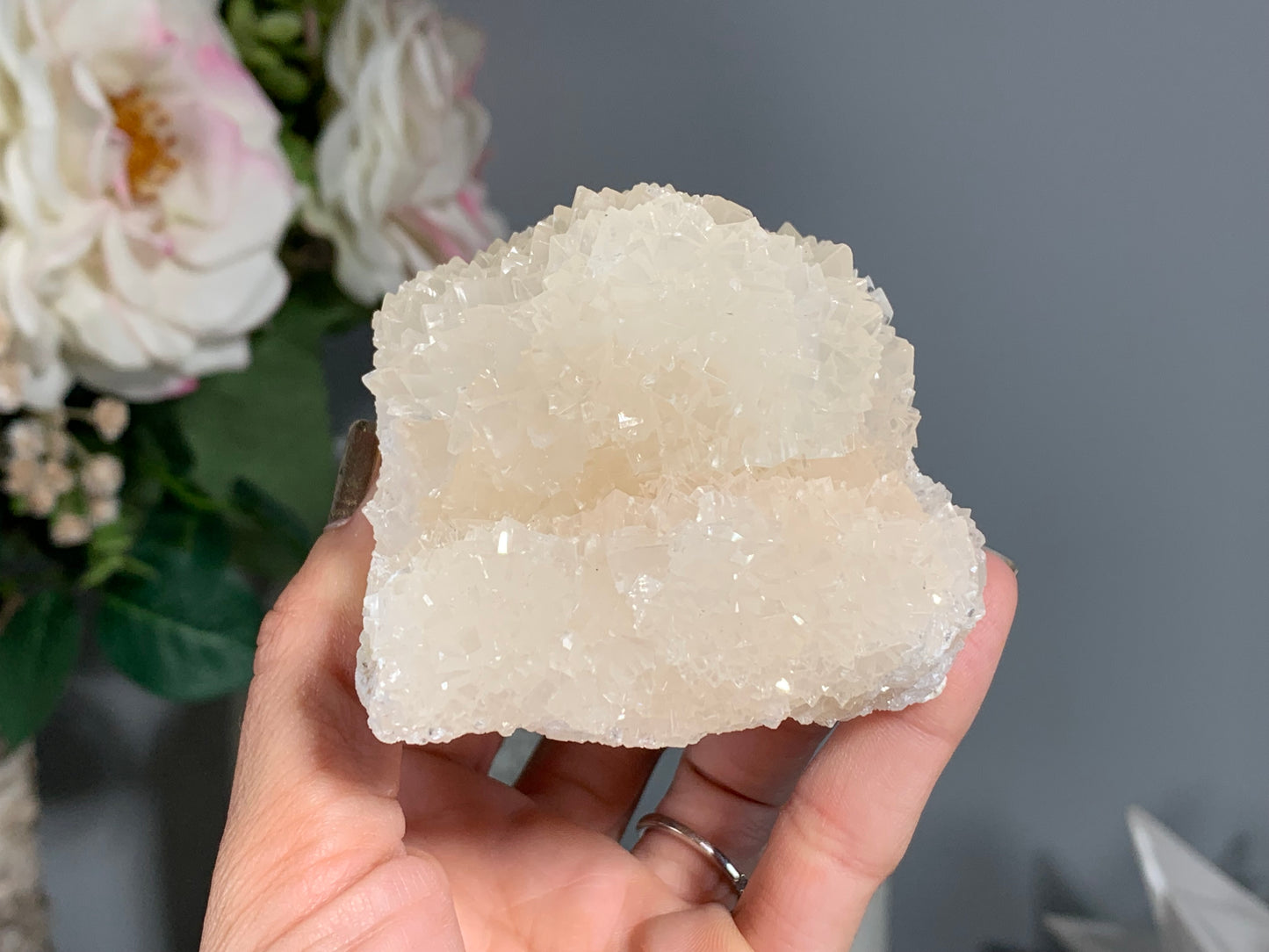 Natural Premium Calcite Flower (2.9", 74mm)