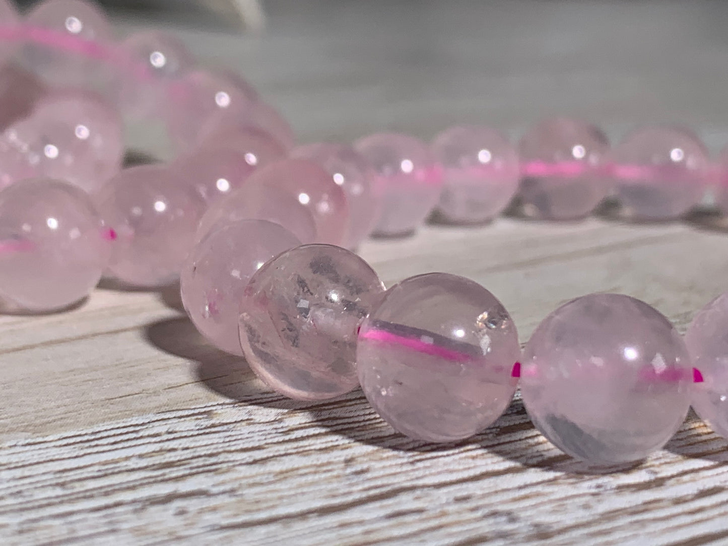 10mm Rose Quartz Bracelet