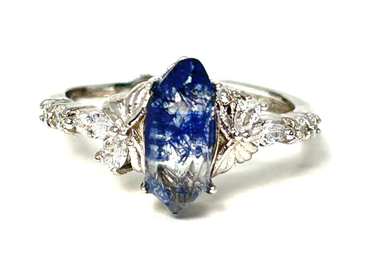 Dumortierite Butterfly Ring