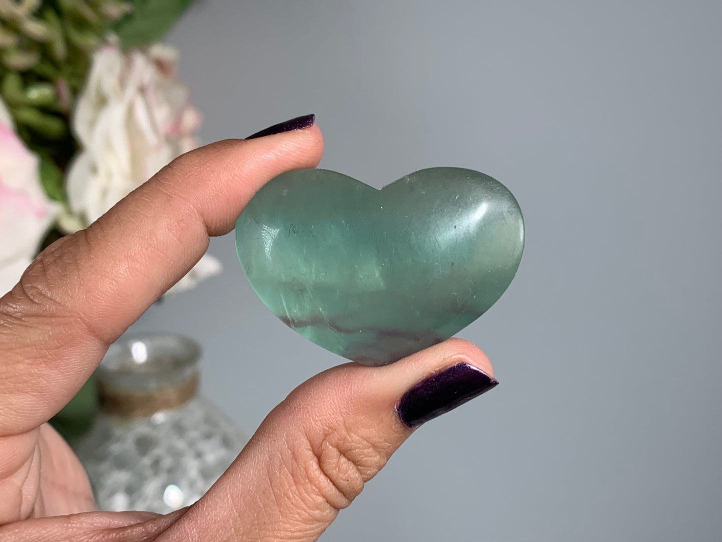 Small Fluorite Heart