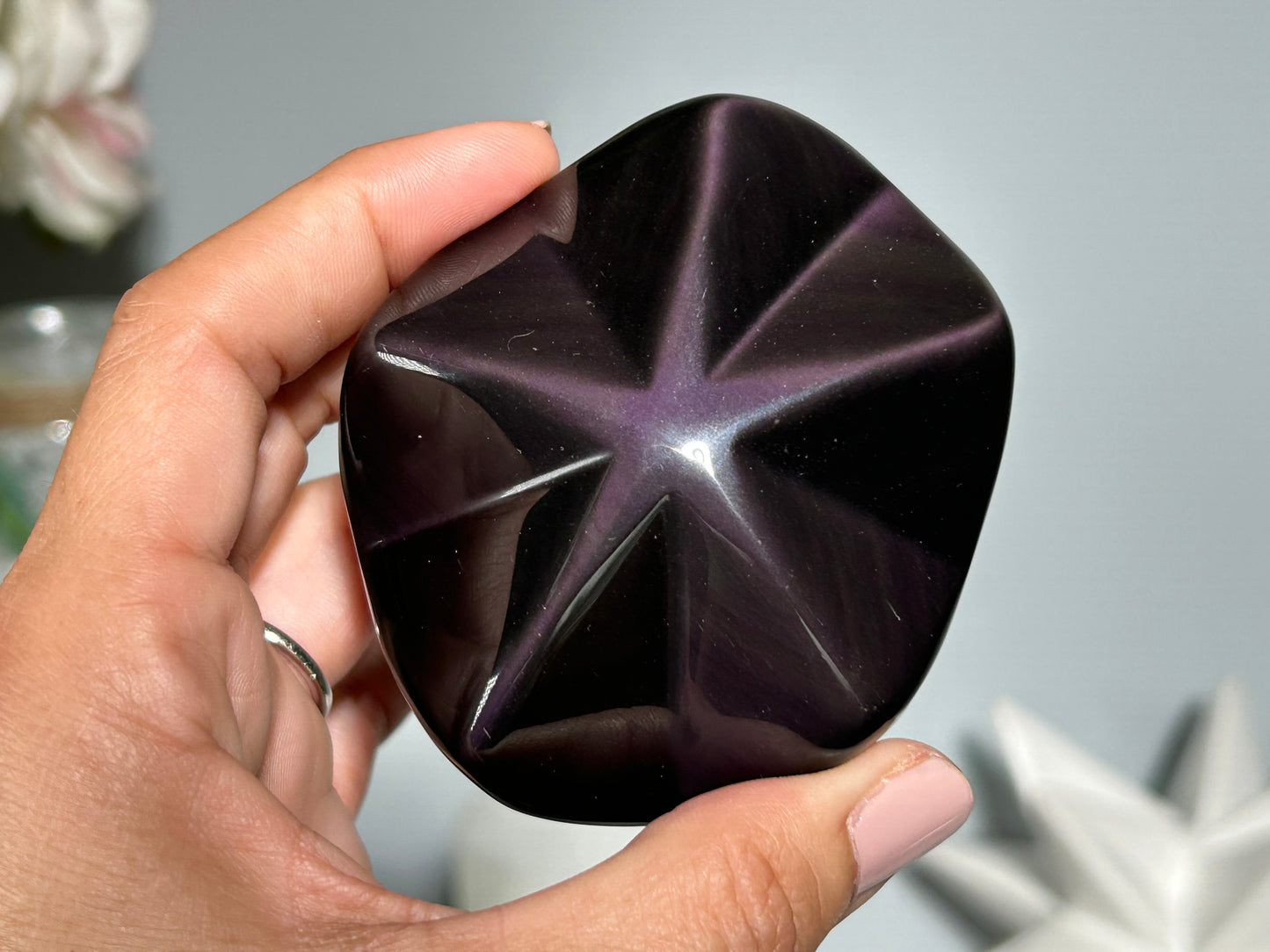 Rainbow Obsidian Star (3", 75mm)