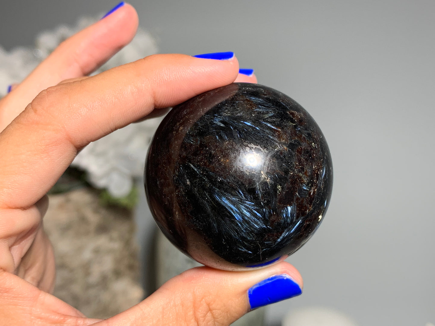 Grade A+ Anthophyllite Sphere (1.75" 45mm)