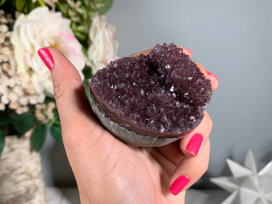 Amethyst Cupcake (2.5", 65 mm)