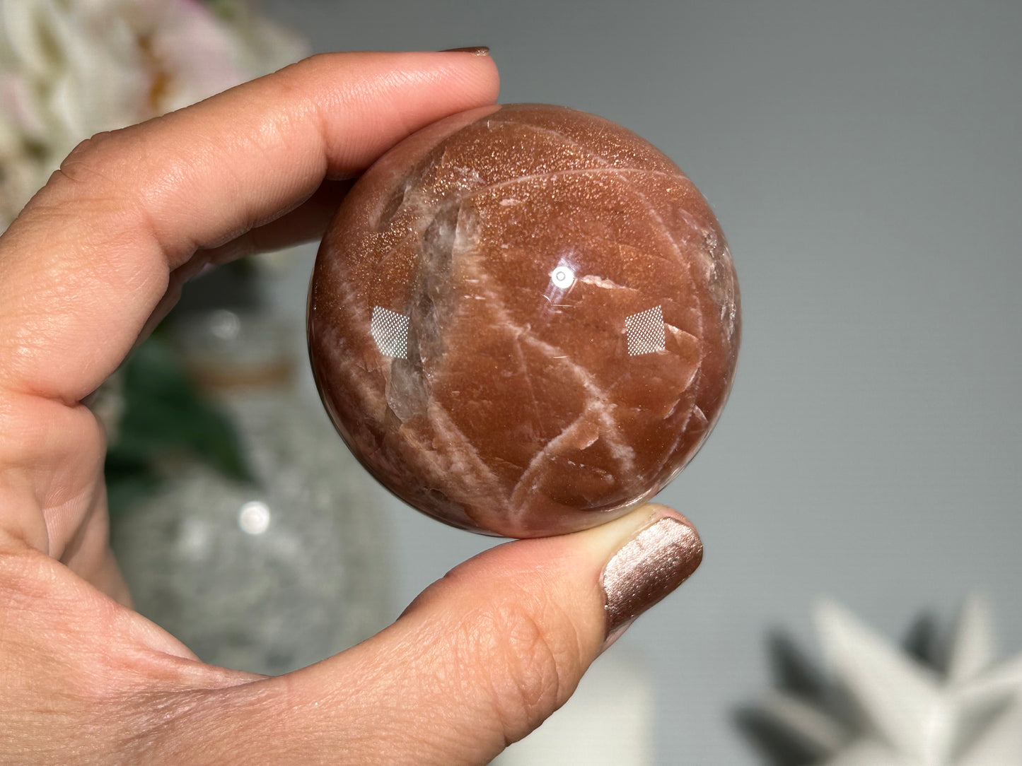 Confetti Sunstone Sphere (1.9", 48mm)