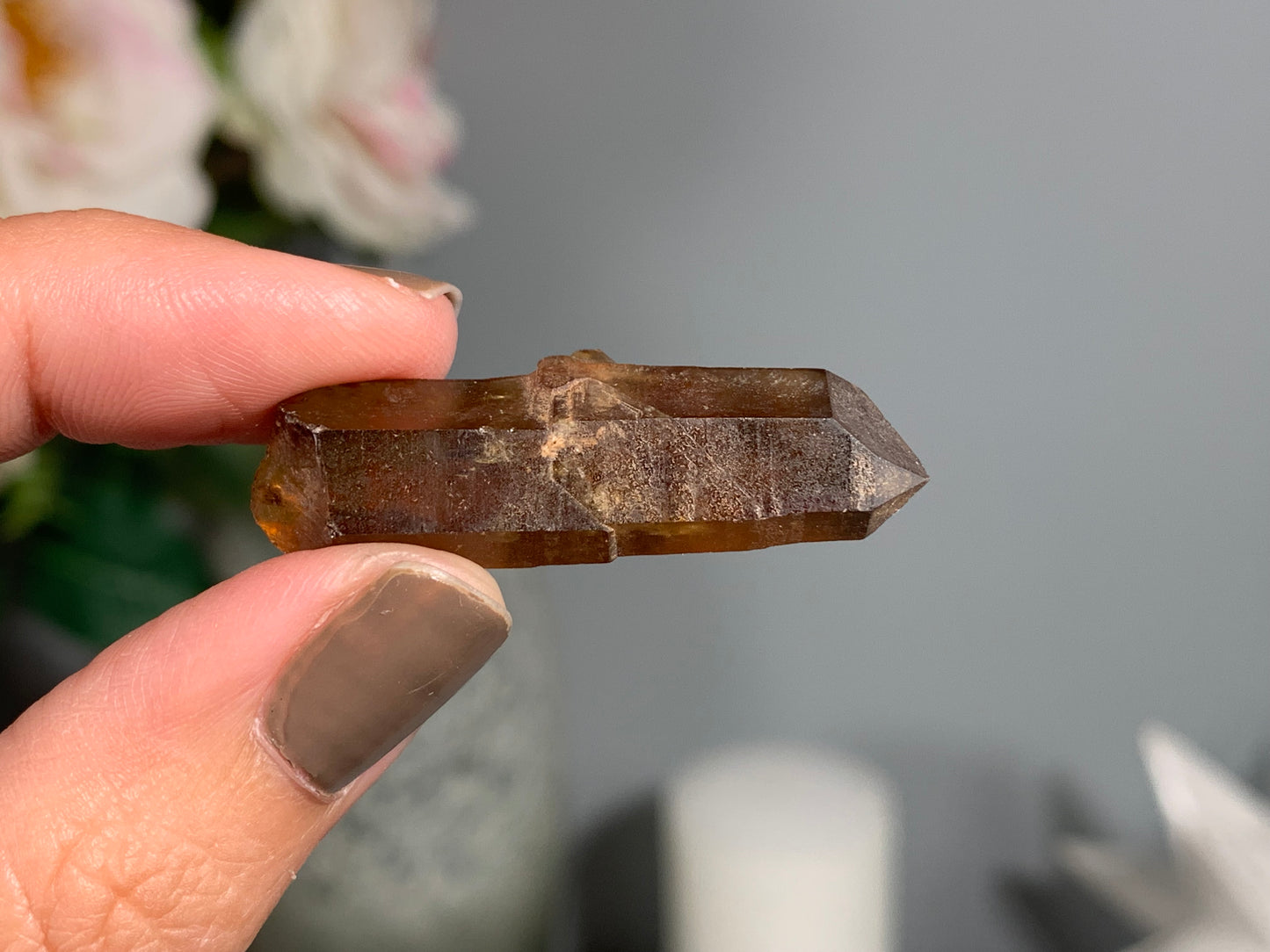 Congo Smoky Citrine Point (1.5", 39mm)