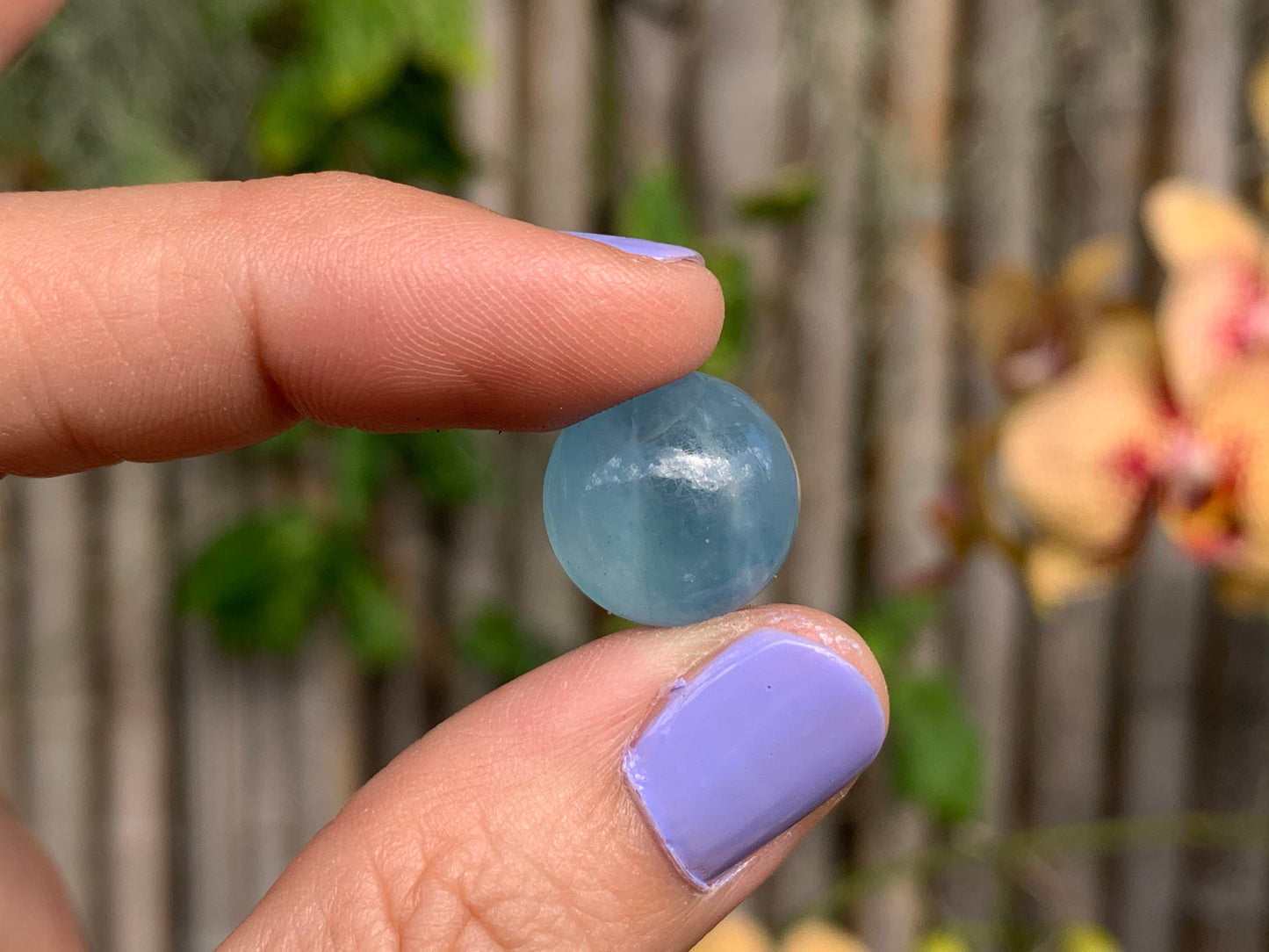 Mini Aquamarine Sphere