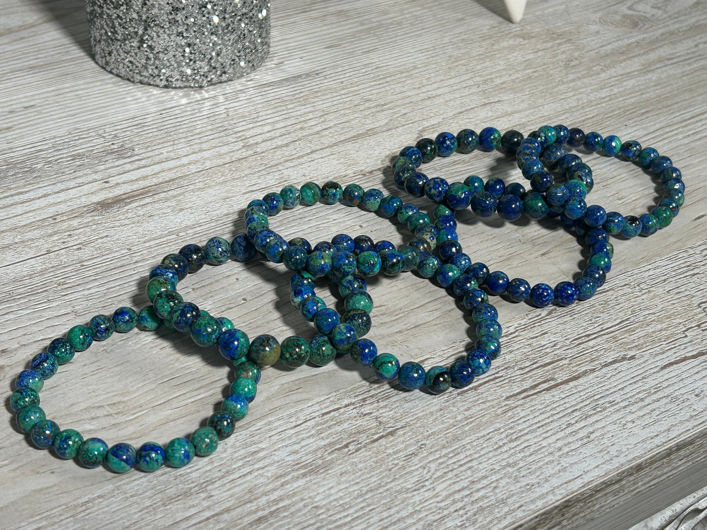 8mm Azurite Malachite Bracelet