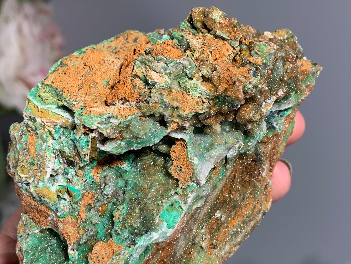 Druzy Chrysoprase (4.4", 110mm)