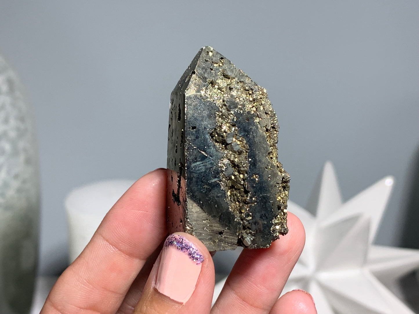 Pyrite Geode Obelisk Small