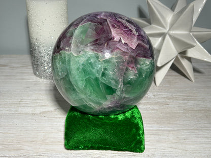 Fluorite Sphere (5.7", 145mm)