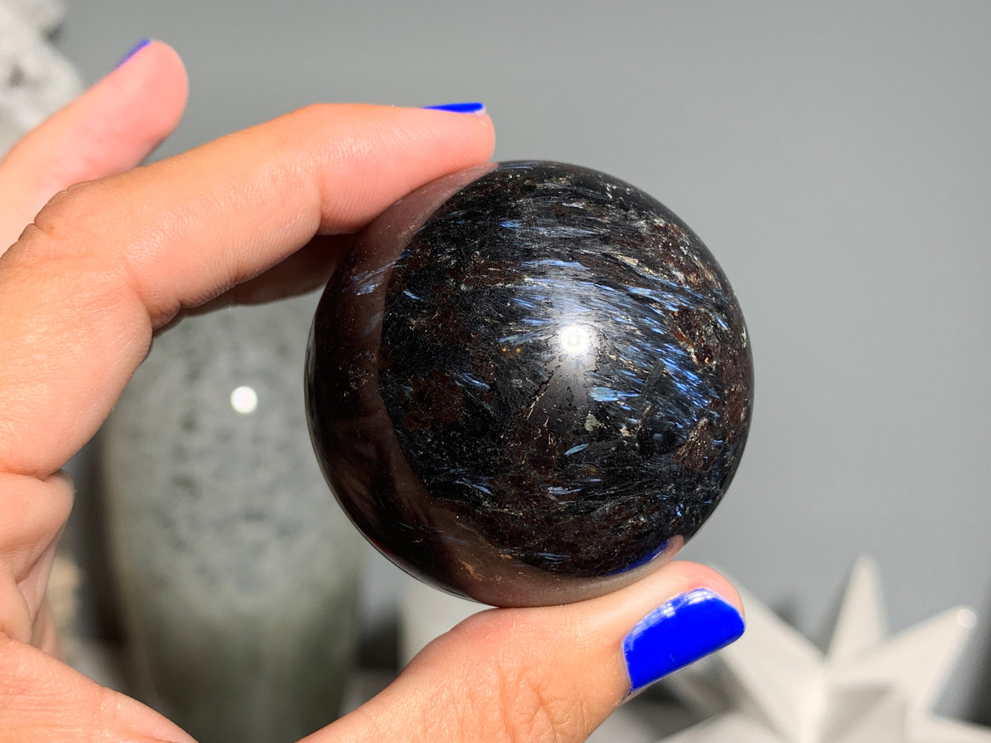 Grade A+ Anthophyllite Sphere (1.75" 45mm)