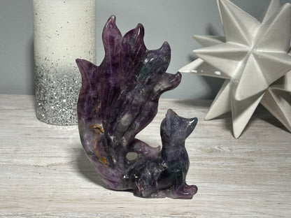 Fluorite Fox (6.6", 167mm)