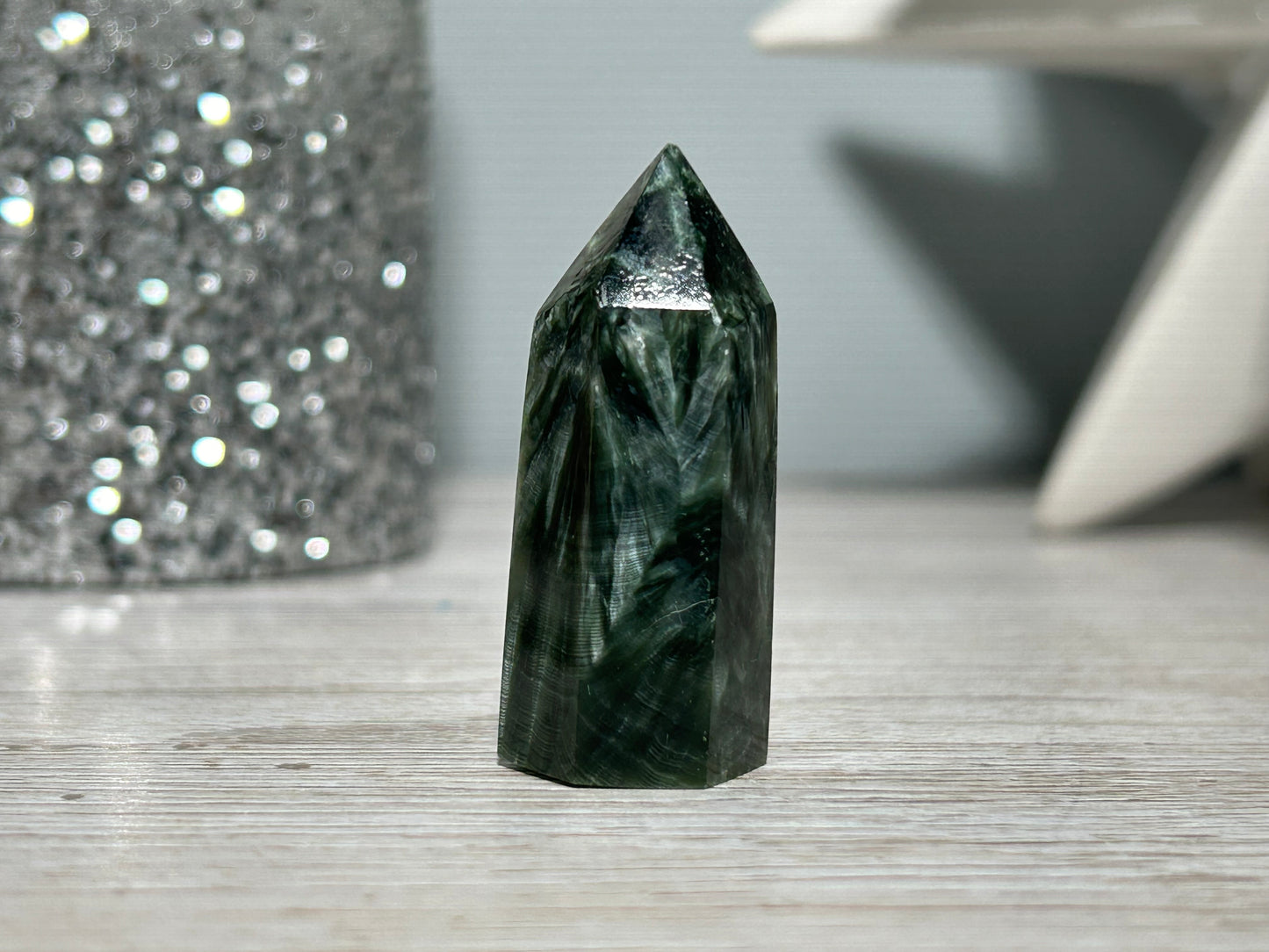 Seraphinite Tower (1.7", 42mm)