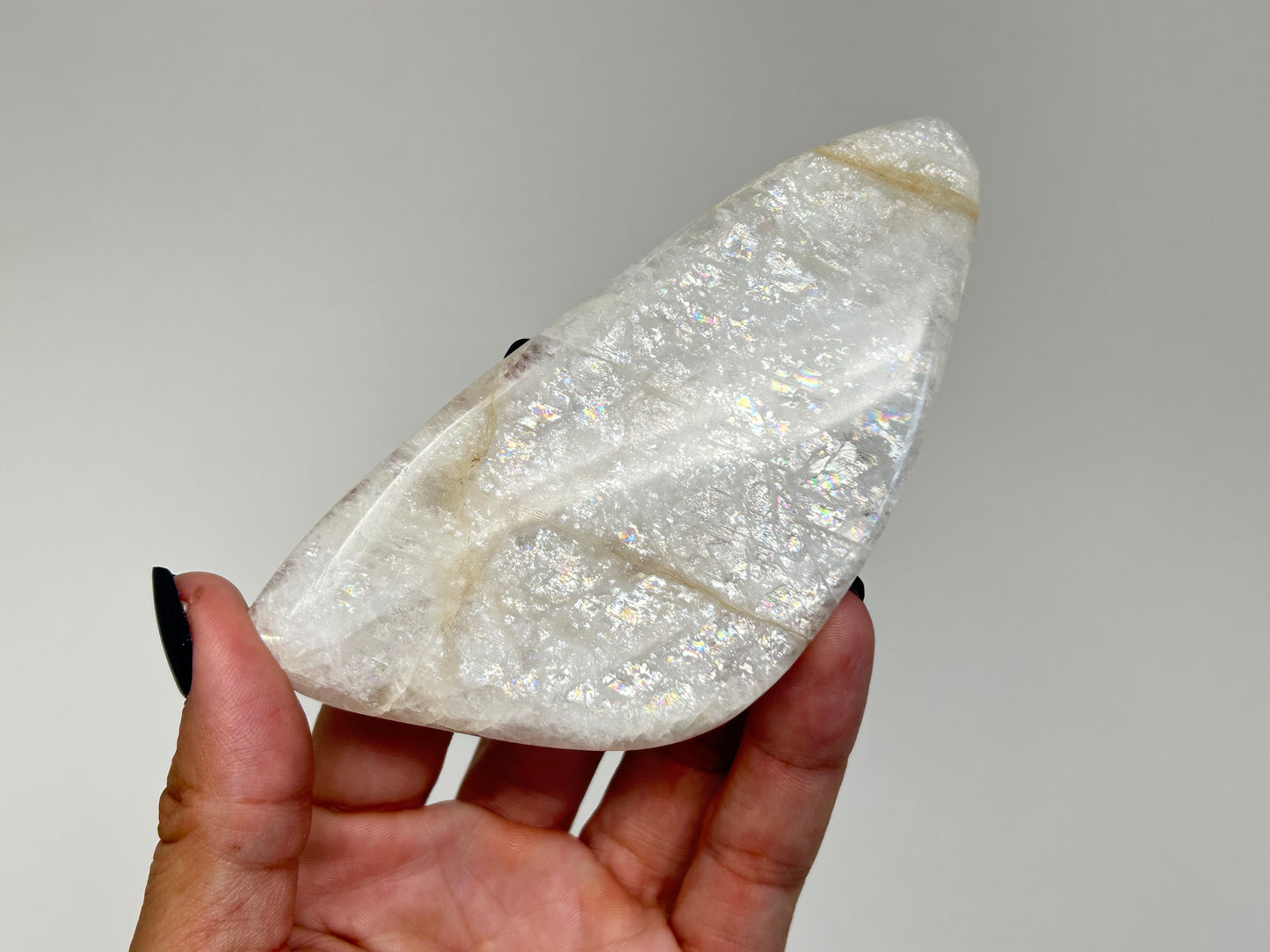 Polished Natrolite Freeform (4.2", 107mm)
