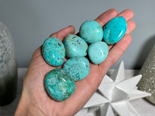 Tumbled Peruvian Turquoise Large