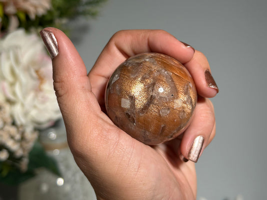 Confetti Sunstone Sphere (1.8", 47mm)