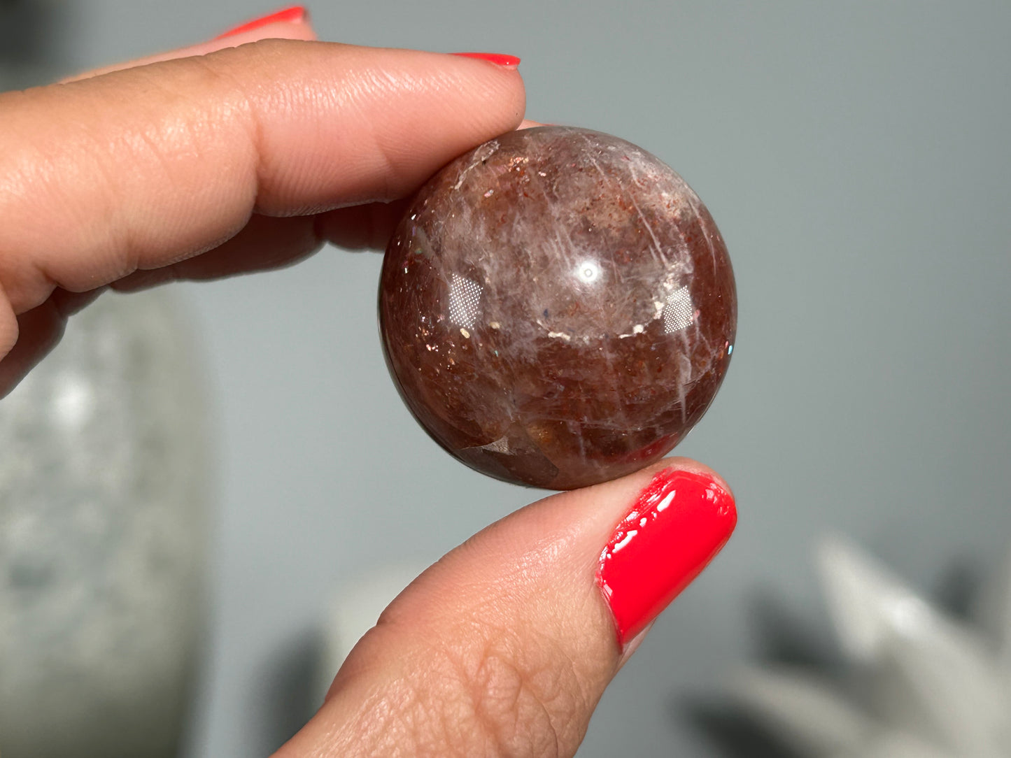 Confetti Sunstone Sphere (1.1", 29mm)