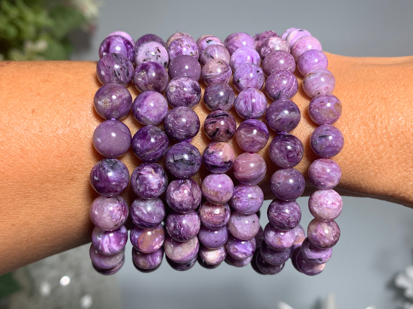 9mm Premium Charoite Bracelet