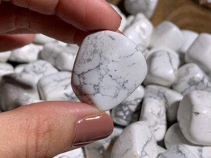 Tumbled White Howlite