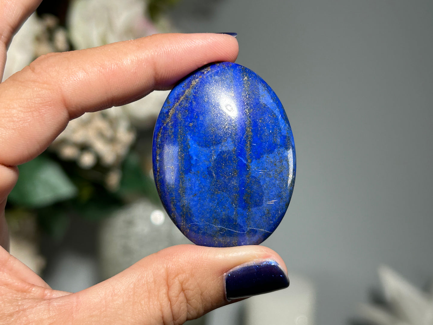 Lapis Lazuli Palm Stone Small