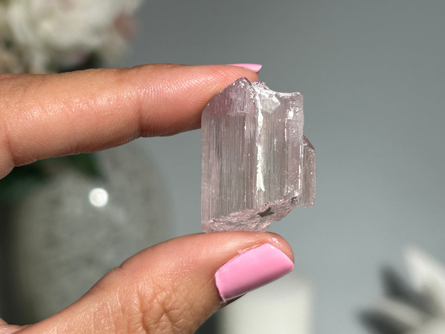 Natural Purple Kunzite Point (1.1", 28mm)