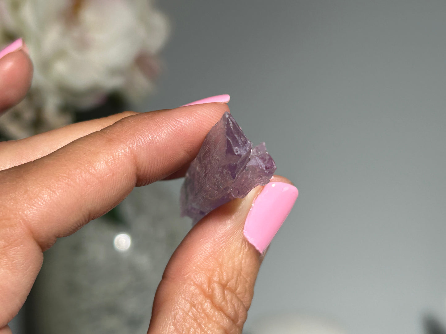 Natural Purple Kunzite Point (2", 52mm)