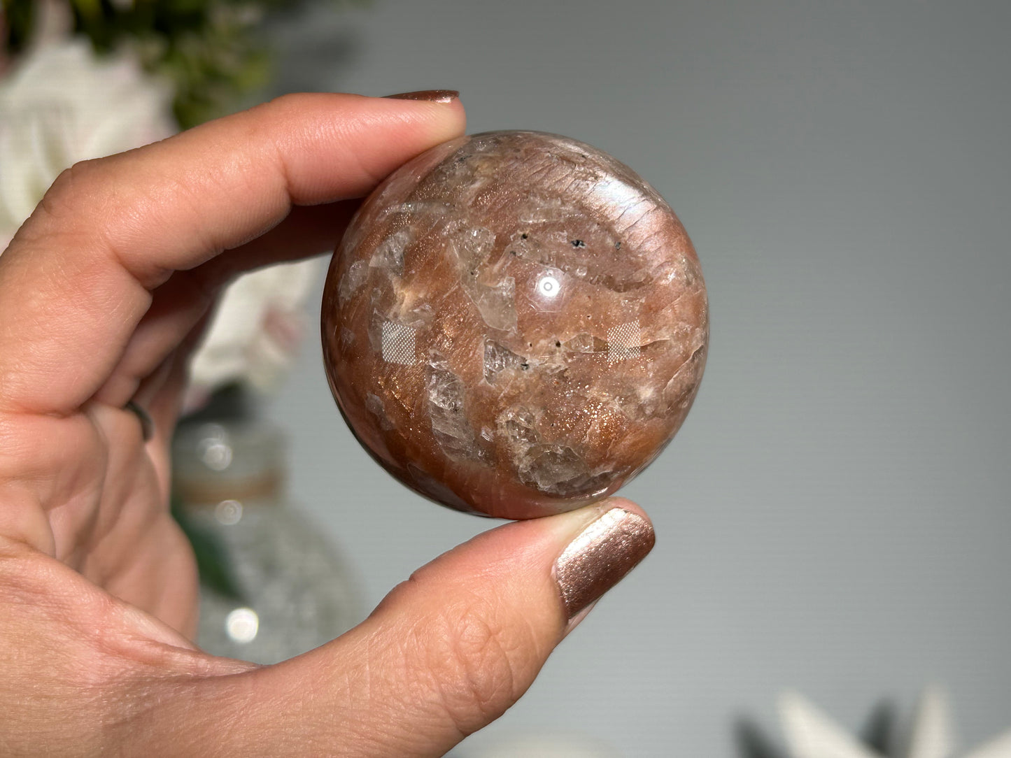 Confetti Sunstone Sphere (1.8", 47mm)