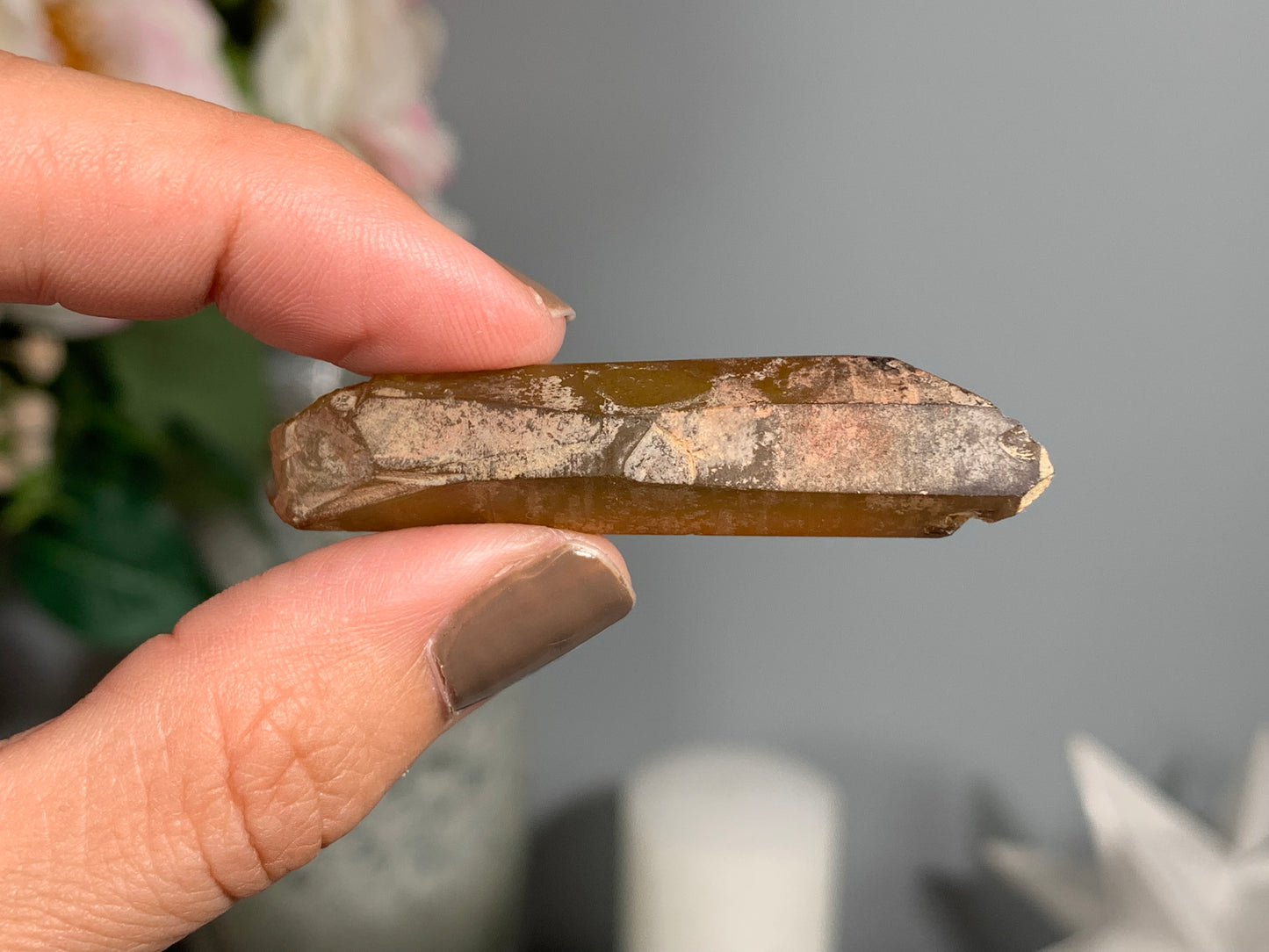 Congo Smoky Citrine Point (2.1", 53mm)