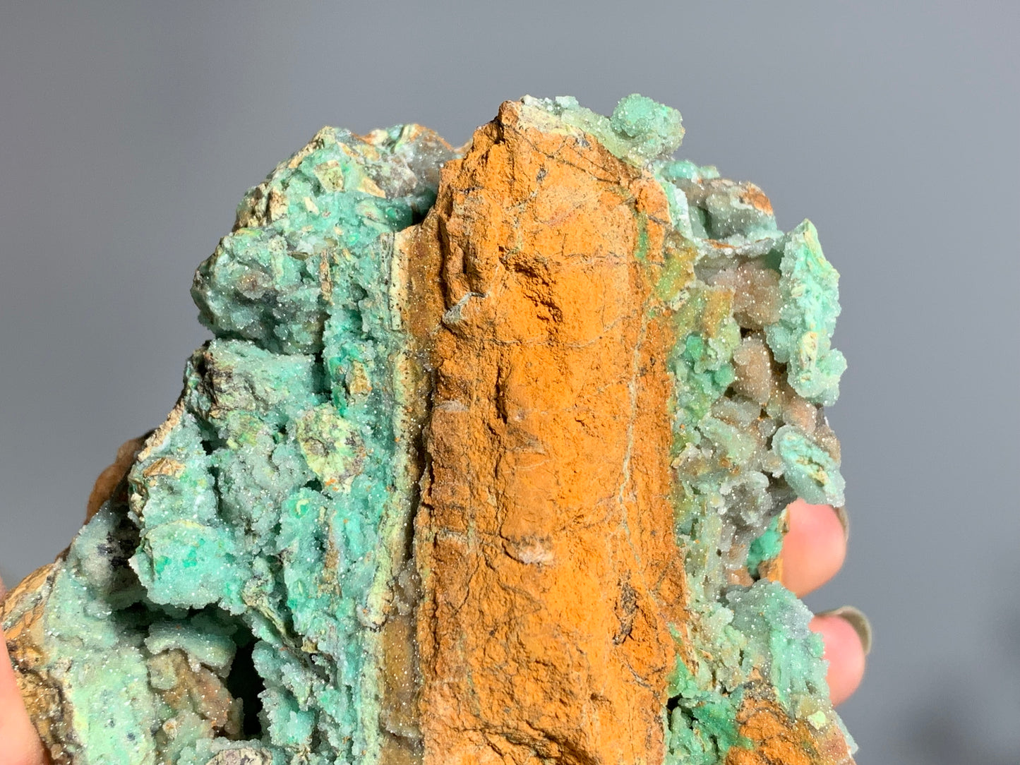 Druzy Chrysoprase (4.5", 115mm)