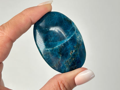 Apatite Palm Stone (2-2.3", 50-58mm)