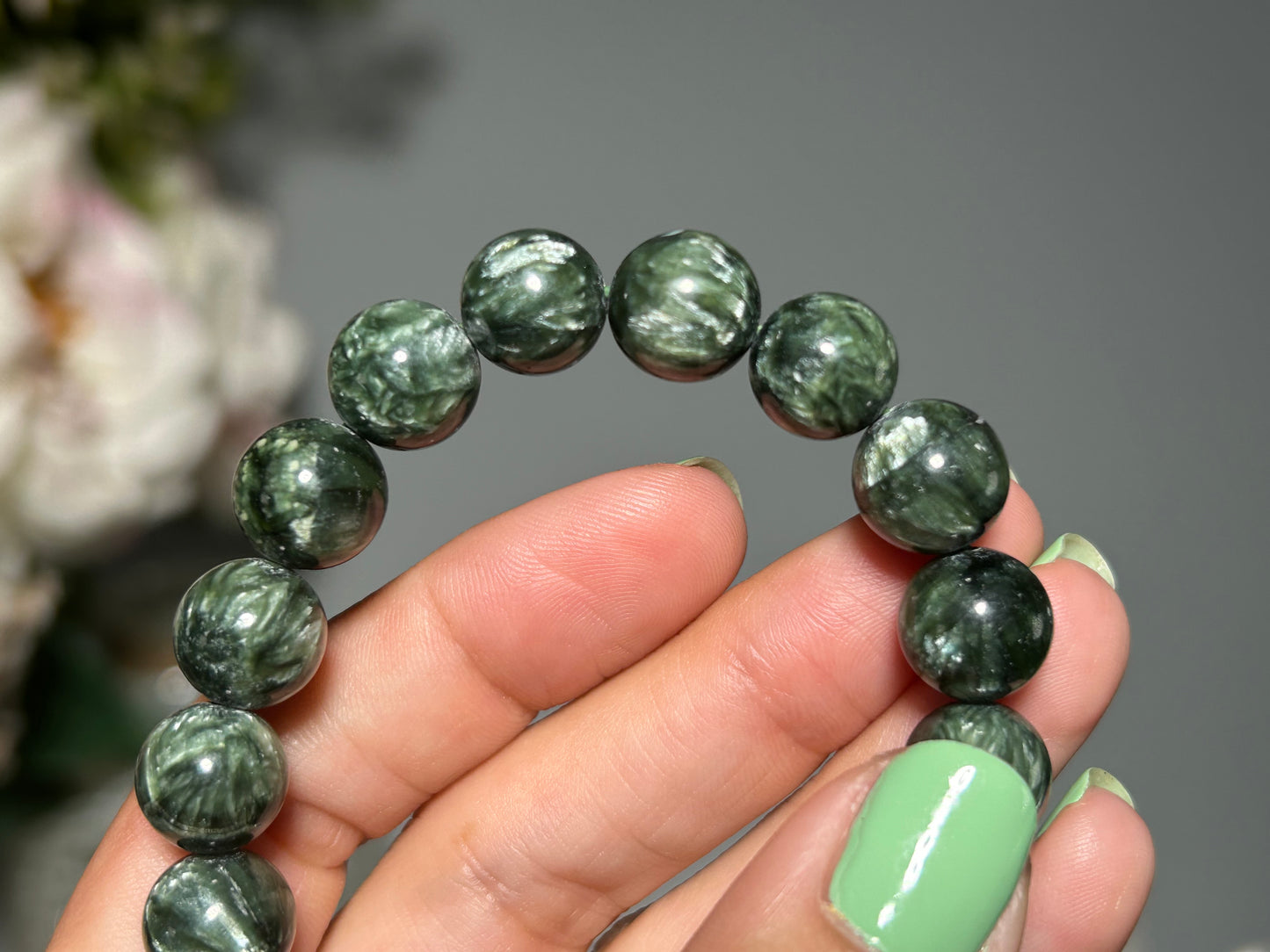 10mm Seraphinite Bracelet