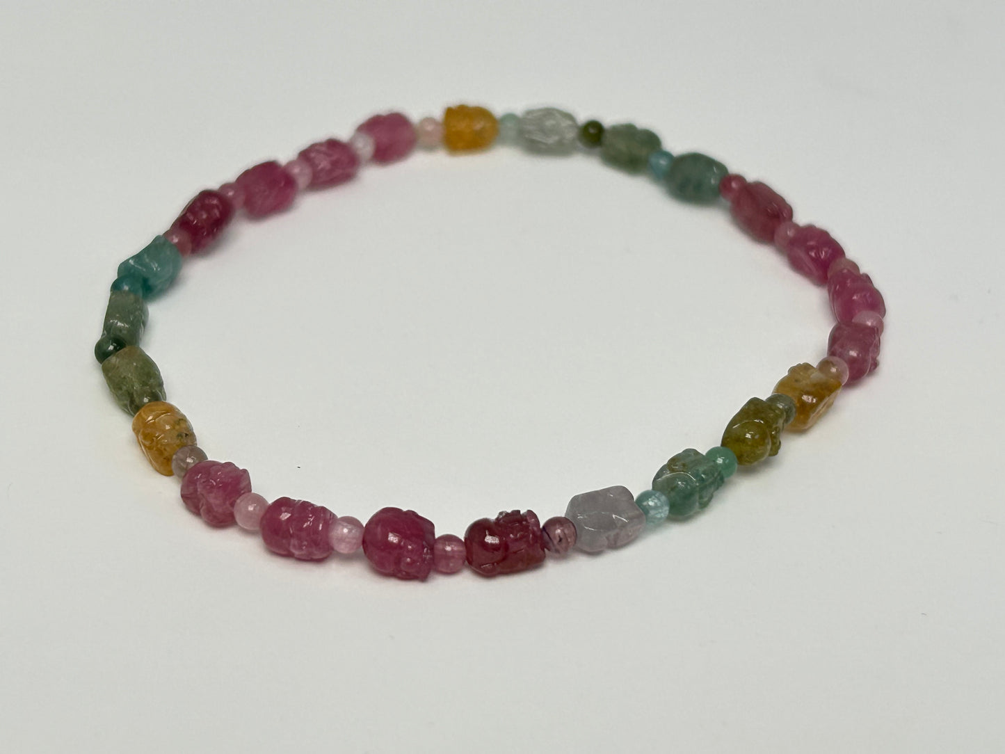 Rainbow Tourmaline Pixiu Bracelet