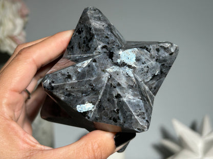 Larvikite Merkaba (3.2", 82mm)