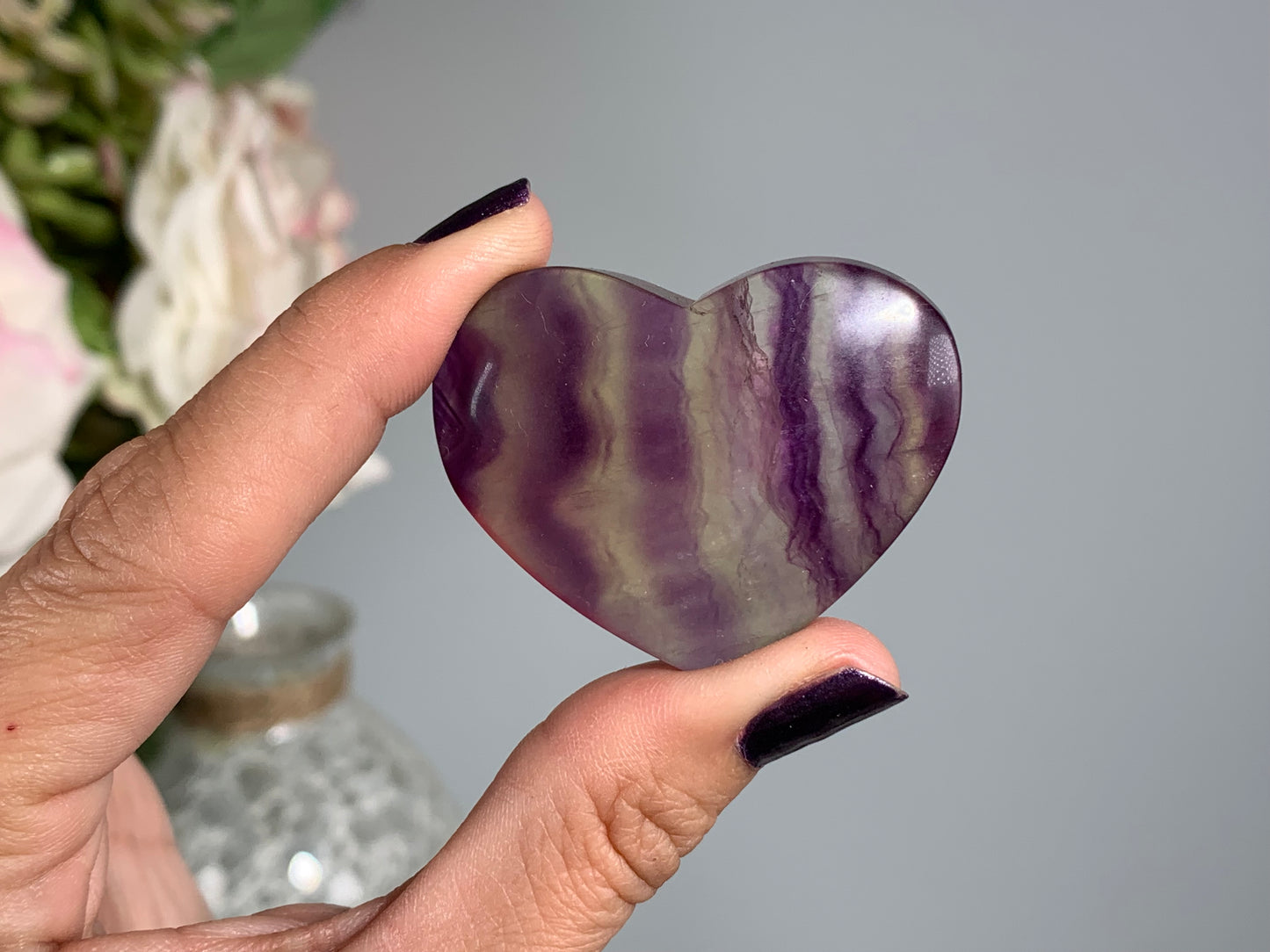 Small Fluorite Heart