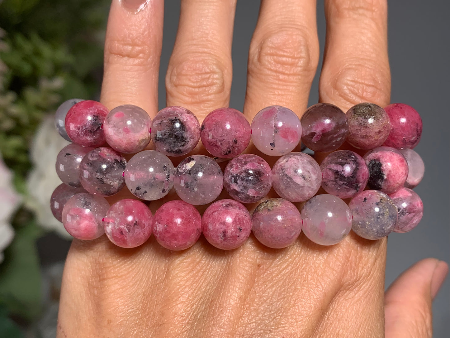 10mm Rhodonite Bracelet