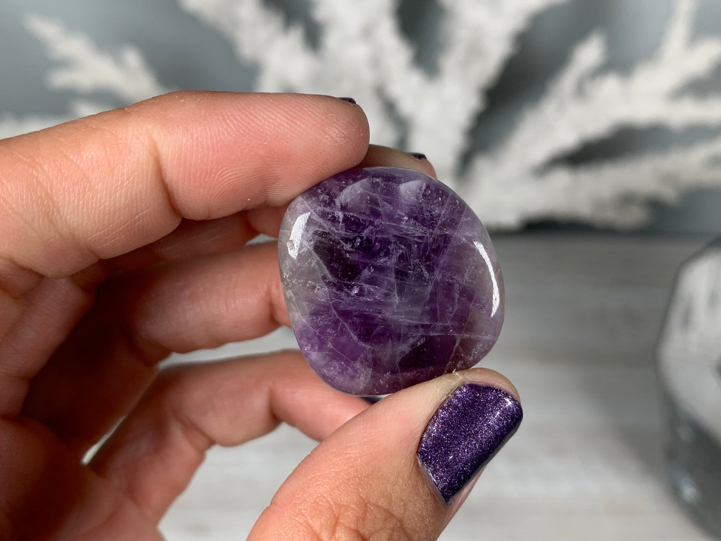 Tumbled Dog Tooth Amethyst Large