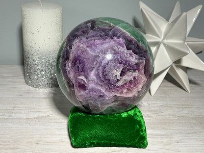 Fluorite Sphere (5.7", 145mm)